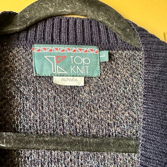 TOP KNIT ALPACA SWEATER SIZE LARGE - Picture 2 of 7